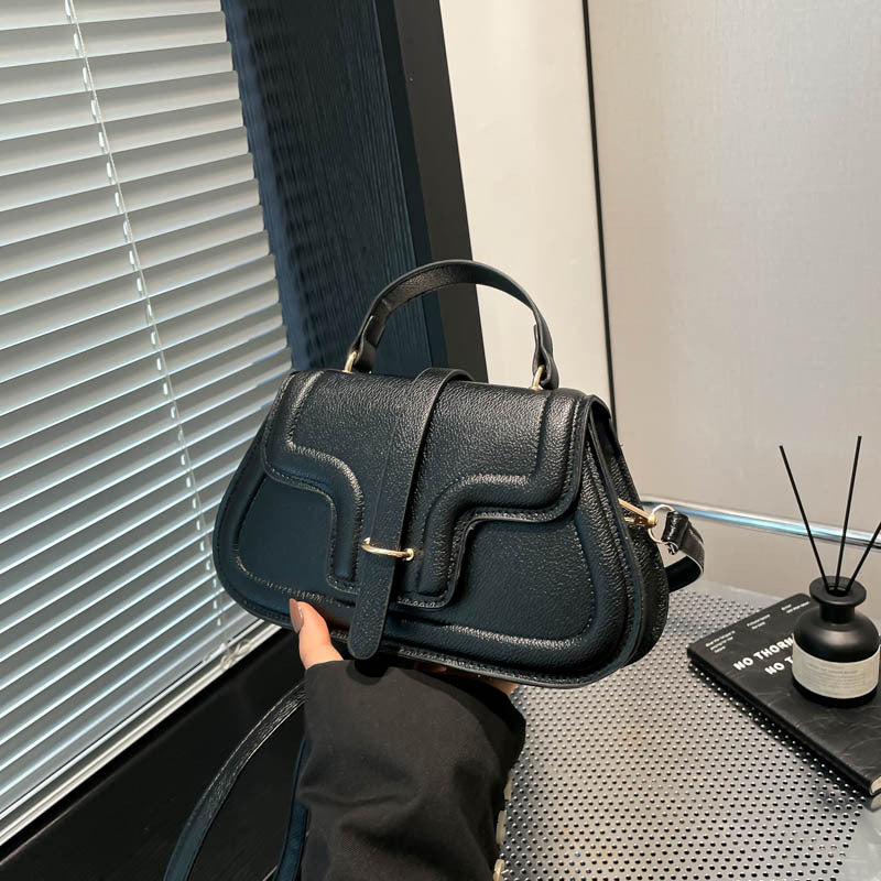 Stilfuld minimalistisk afslappet vestlig stil lille firkantet crossbody eller skuldertaske