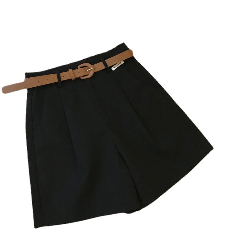 Pantalones de trabajo anchos de pierna, de talle alto, versátiles y relajados para mujer