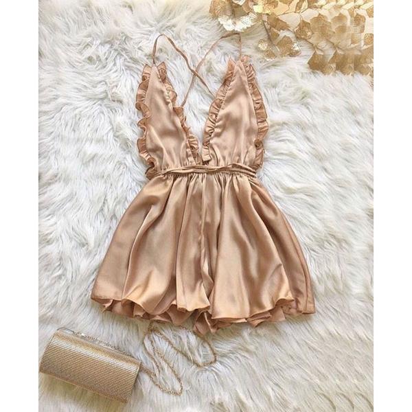 Fashion Women Sexy Sleepwear Style Jumpsuit Rompers Playsuit Trousers 3 color