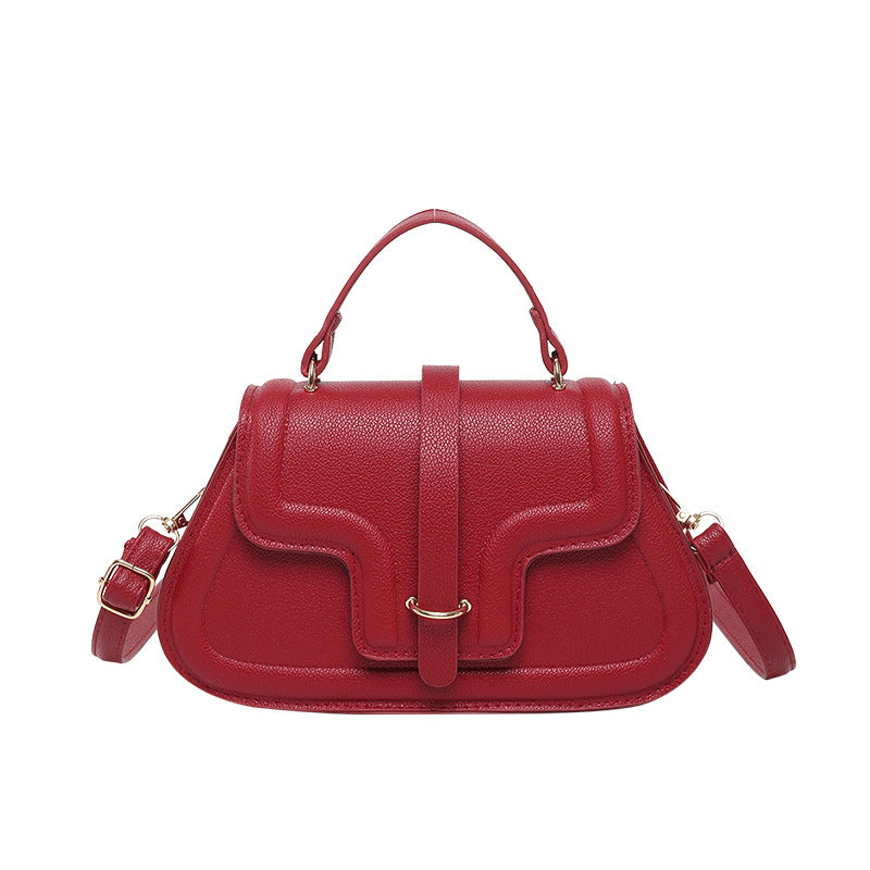 Stilfuld minimalistisk afslappet vestlig stil lille firkantet crossbody eller skuldertaske