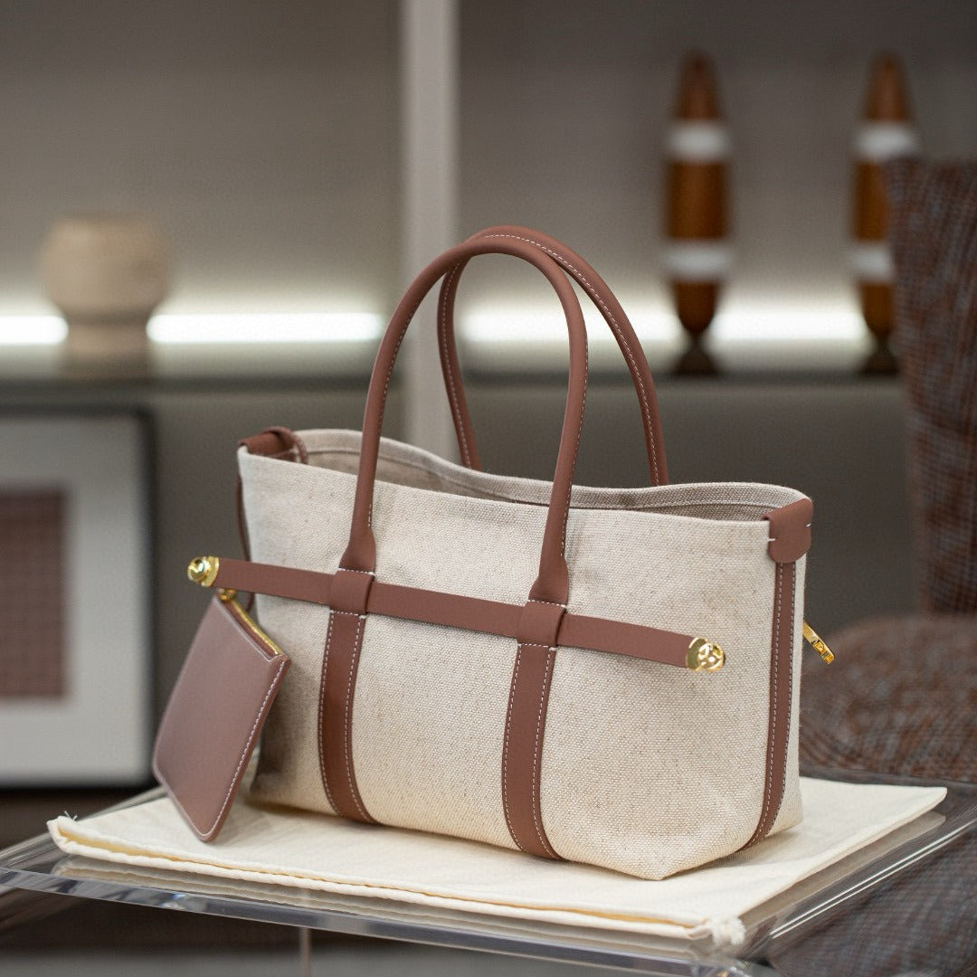 Women's Single Shoulder Handbag In Genuine Leather