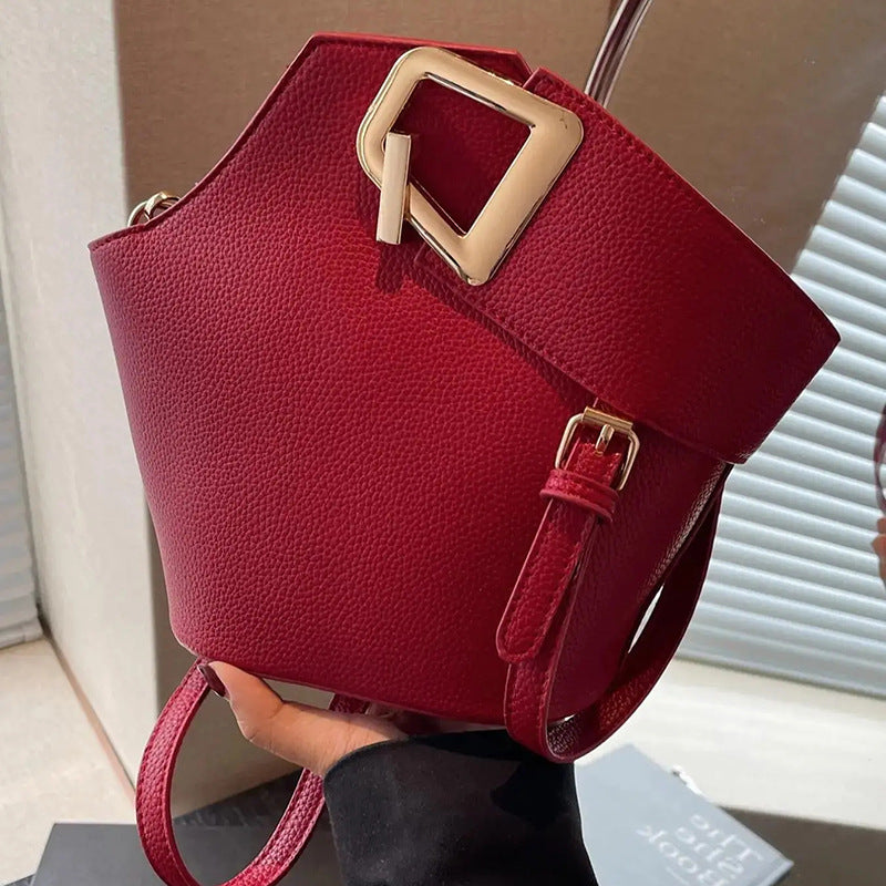 Light Luxury Commuter Blogger Crossbody Women's Basket Bag