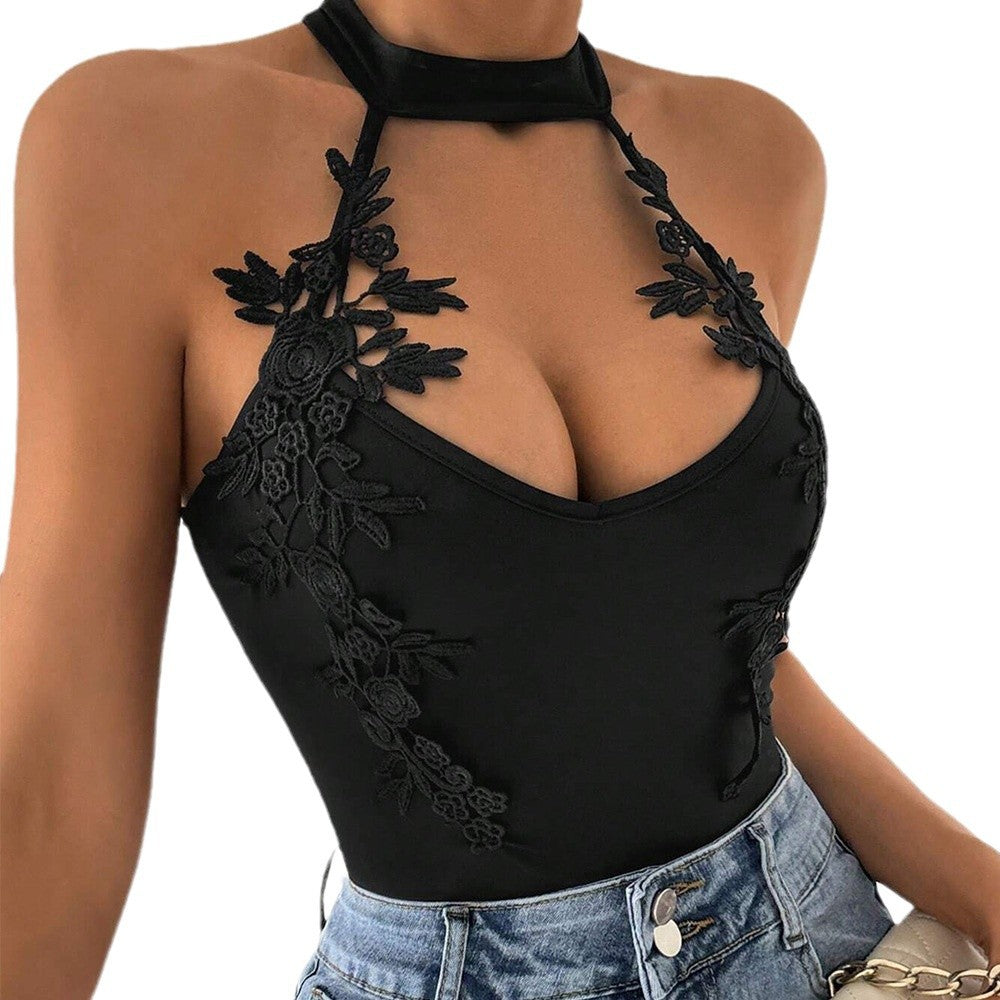 New SpringSummer Lace Jacquard Designer Jumpsuit