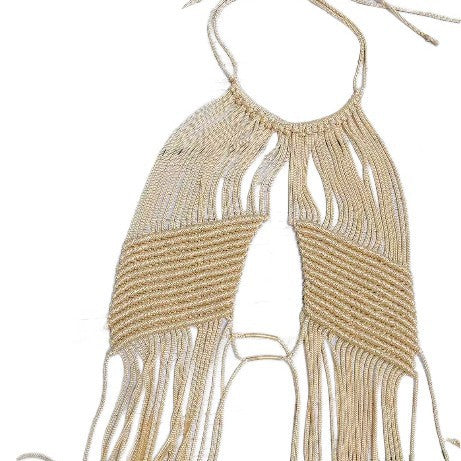 Women's Beach Vest Tassel Top