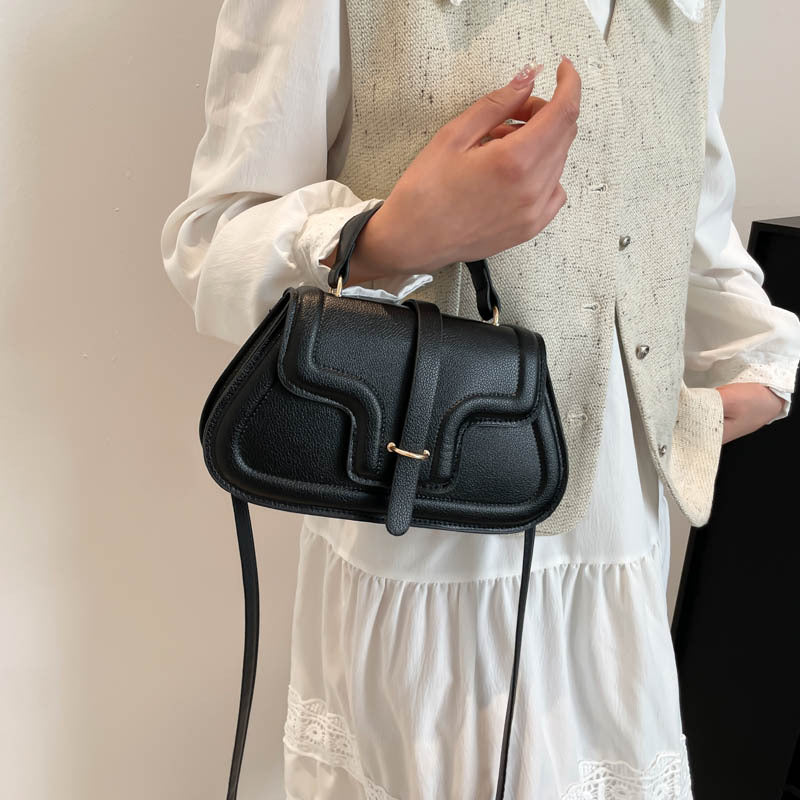 Stilfuld minimalistisk afslappet vestlig stil lille firkantet crossbody eller skuldertaske