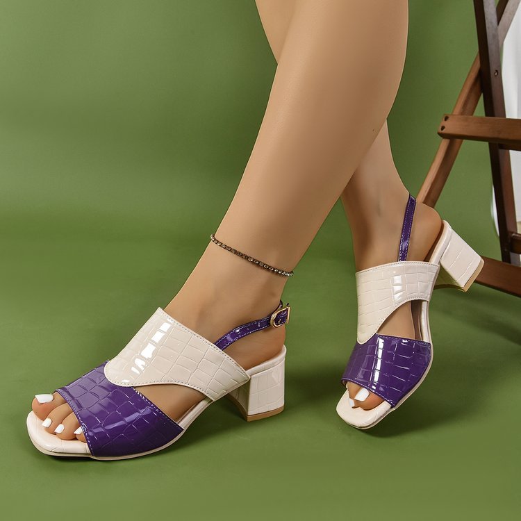 Women's Mid-heel Chunky Heel Sandals