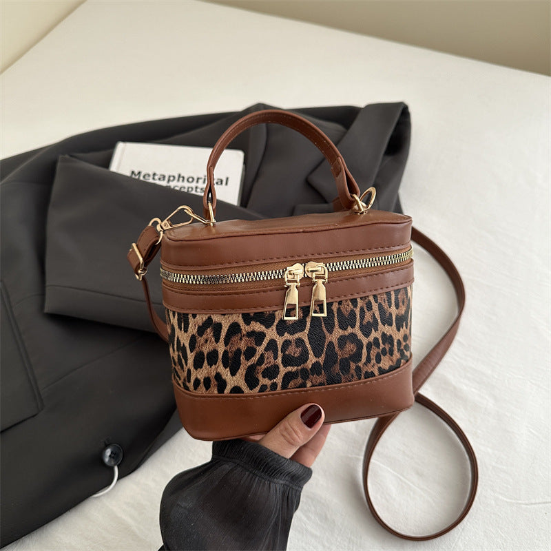 Ladies' Fashion Patchwork Single Shoulder Crossbody Small Square Bag Blogger