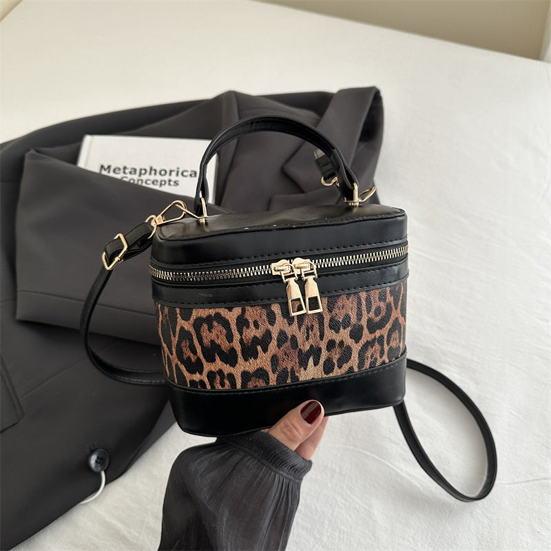 Ladies' Fashion Patchwork Single Shoulder Crossbody Small Square Bag Blogger
