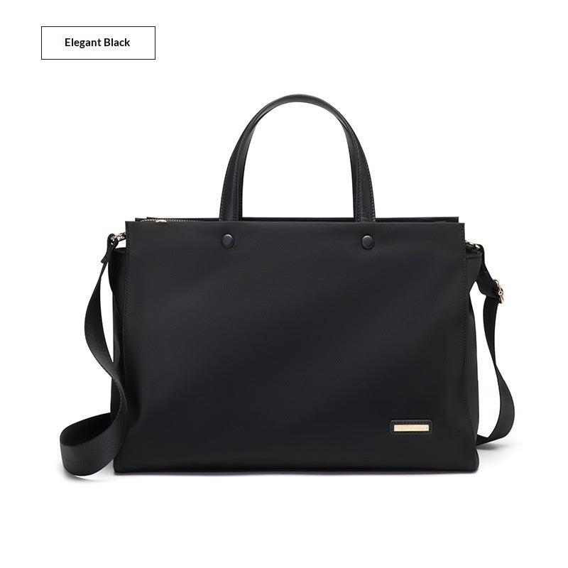 Dames bærbar taske afslappet business tote med stor kapacitet