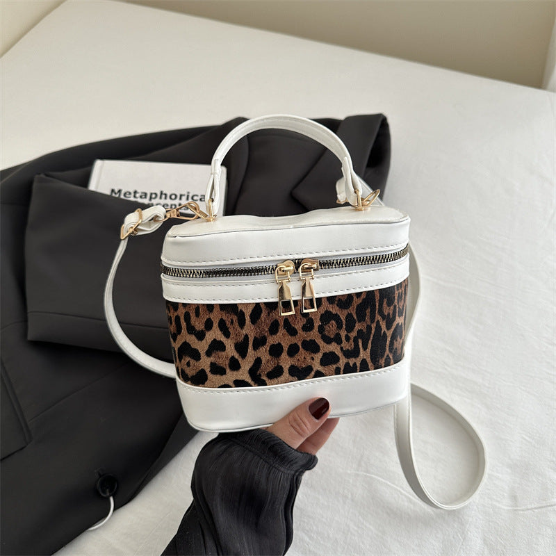 Ladies' Fashion Patchwork Single Shoulder Crossbody Small Square Bag Blogger