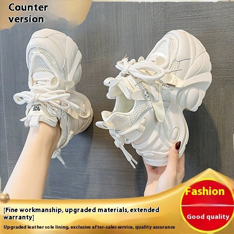 Sneaker Platform Height Increasing Insole Women's Shoes