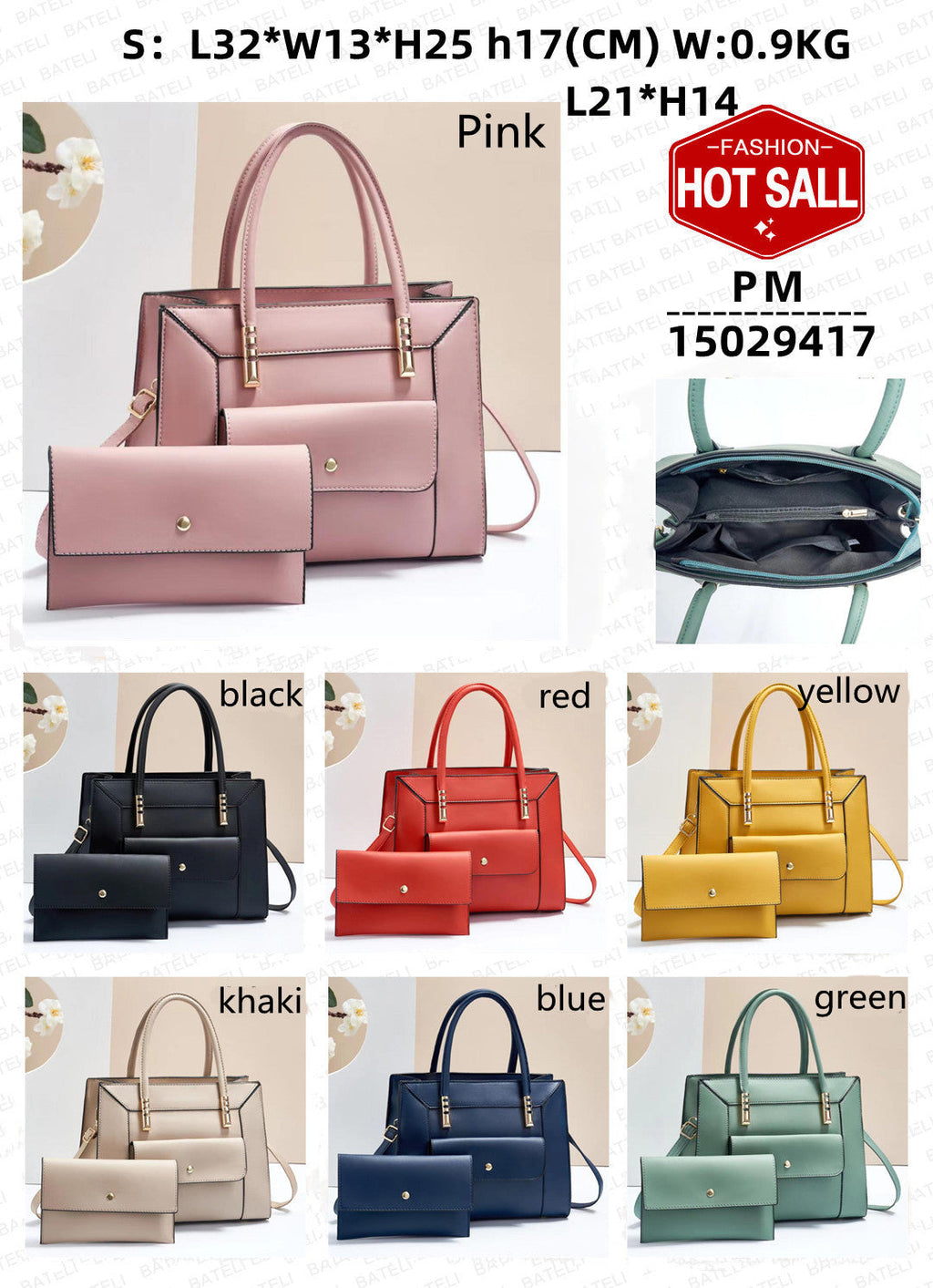 Elegant tote taske - mor og barn taske