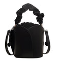 Womens PU Bucket Tote Crossbody Bag Blogger