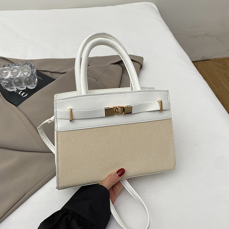 Casual Retro Color-block Blogger Crossbody Shoulder Bag