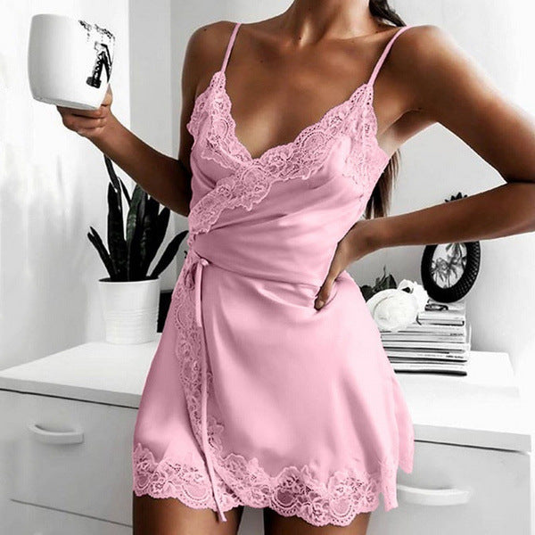Women's Pajamas Lace Sling Nightdress Fashion