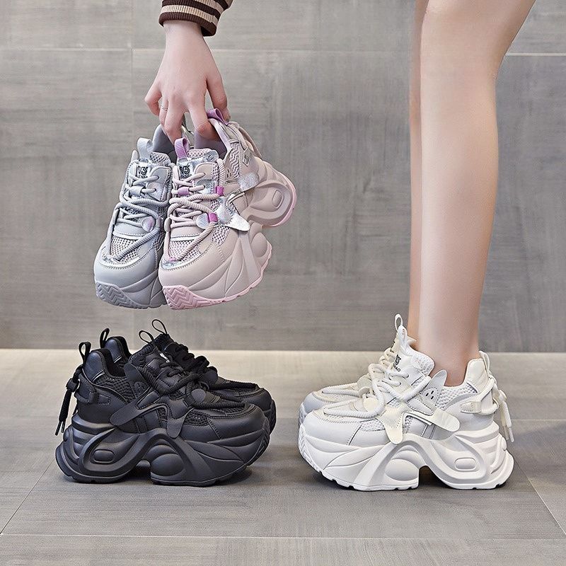 Sneaker Platform Height Increasing Insole Women's Shoes