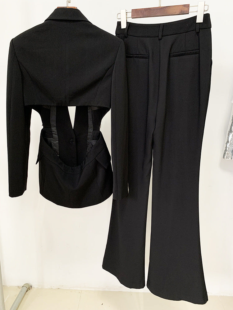 Fashion Celebrity Catwalk Hollow Set