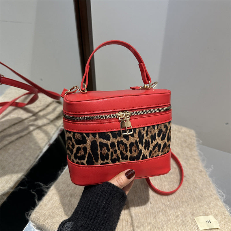 Ladies' Fashion Patchwork Single Shoulder Crossbody Small Square Bag Blogger