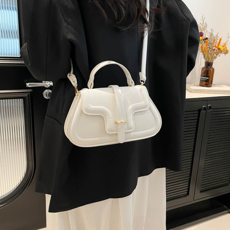 Stilfuld minimalistisk afslappet vestlig stil lille firkantet crossbody eller skuldertaske