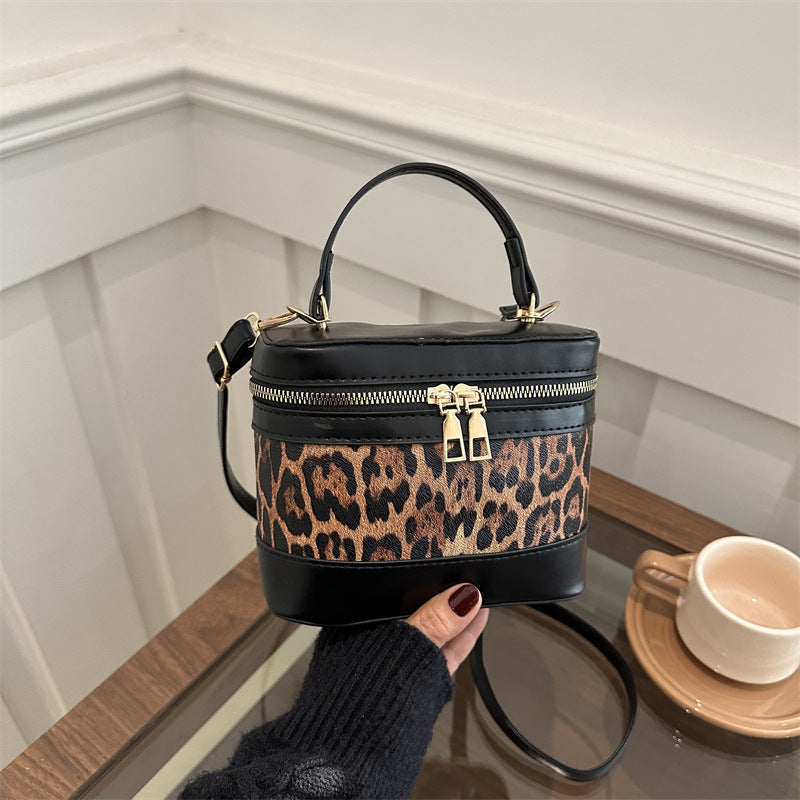 Ladies' Fashion Patchwork Single Shoulder Crossbody Small Square Bag Blogger